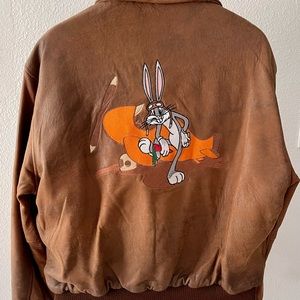 vintage leather jacket - Acme - Warner Bros - Bugs Bunny